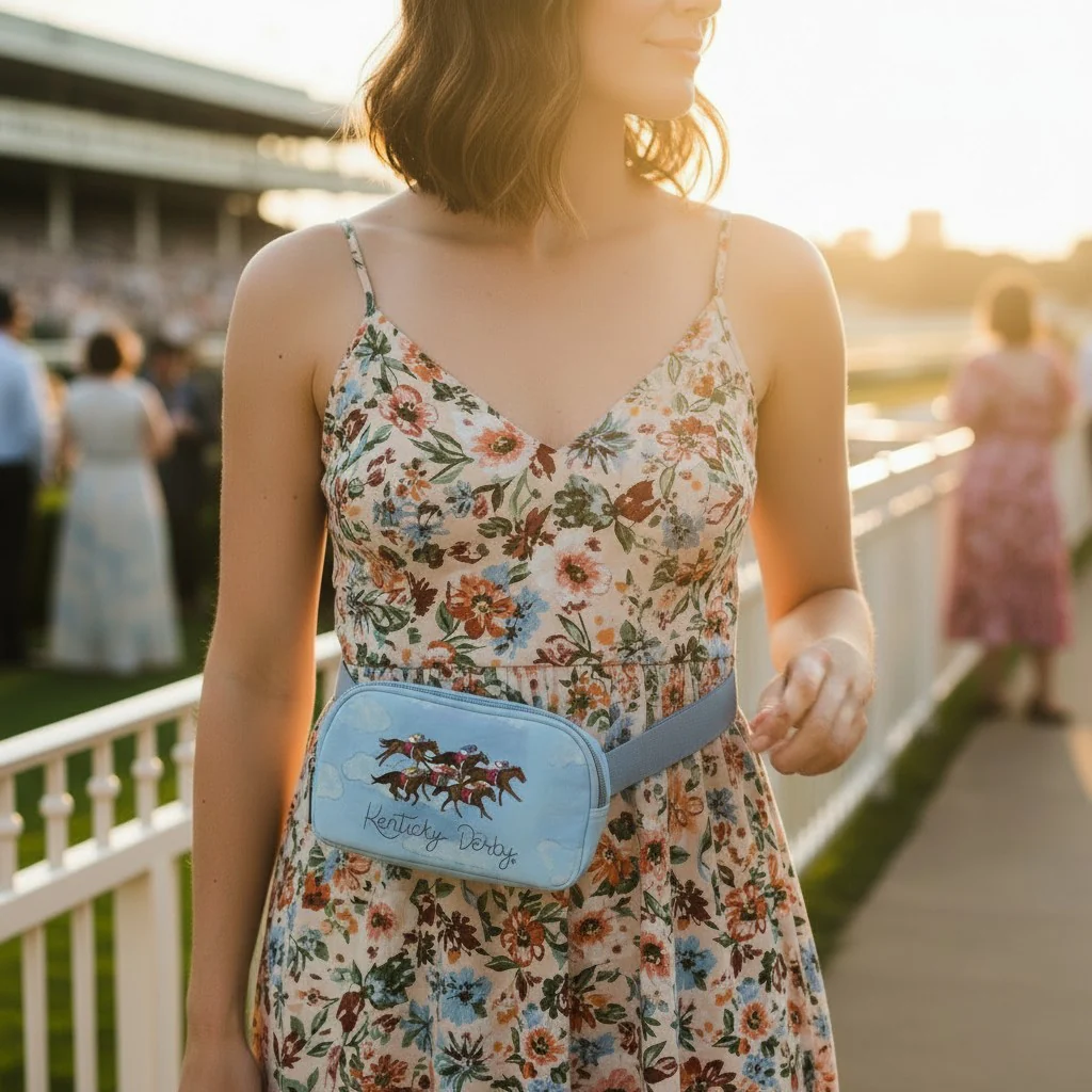 152nd Art of the Derby Poster Collection Belt Bag - Image 4