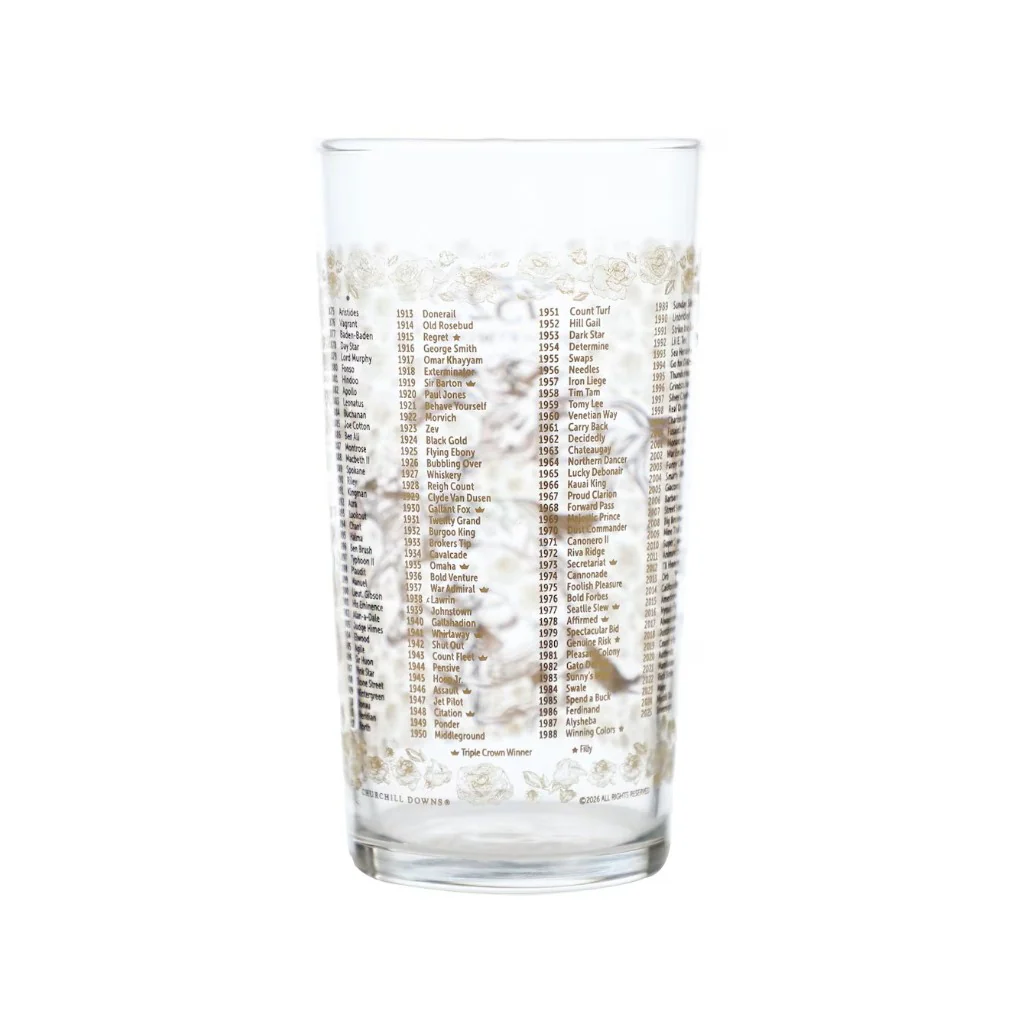 152nd Kentucky Derby 24K Limited Edition Gold Mint Julep Glass | In-Stock - Image 5