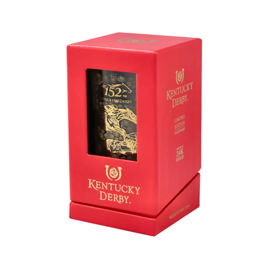 152nd Kentucky Derby 24K Limited Edition Gold Mint Julep Glass | In-Stock - Image 6