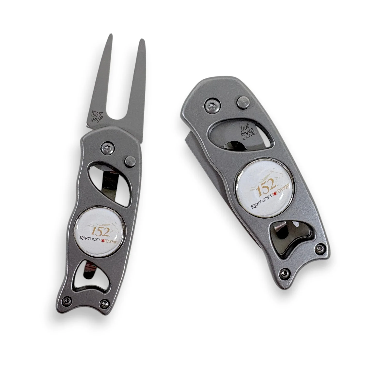 152nd Kentucky Derby Stainless Switchblade Golf Repair Tool