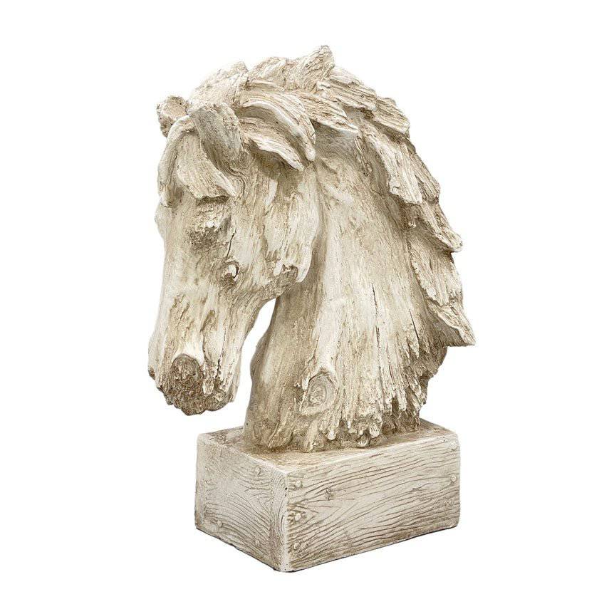 18" Horsehead Statue - Image 4