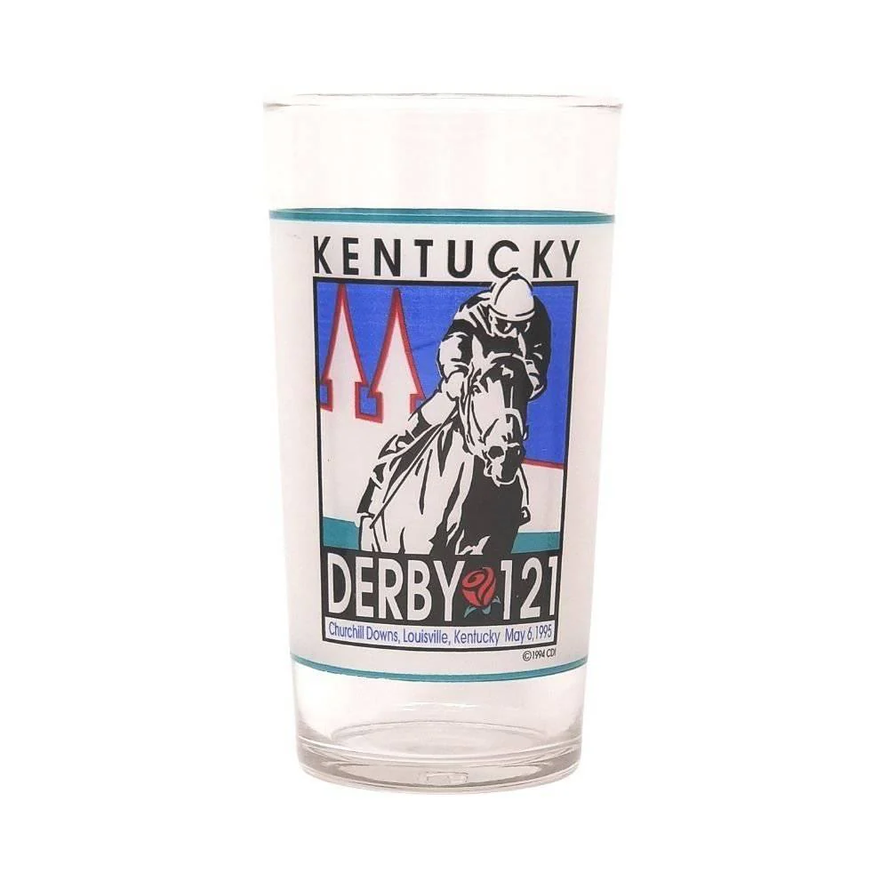 1995 Official 121st Kentucky Derby Mint Julep Glass