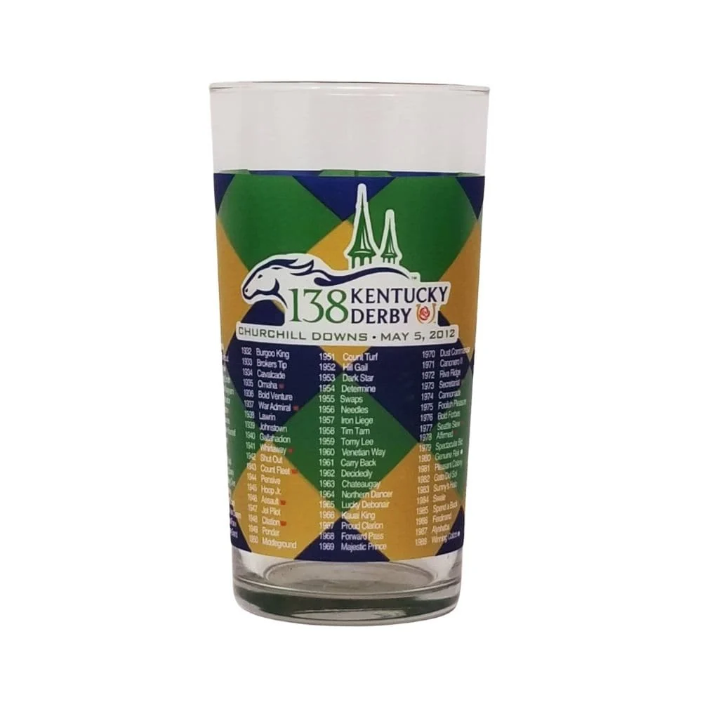 2012 Official 138th Kentucky Derby Mint Julep Glass
