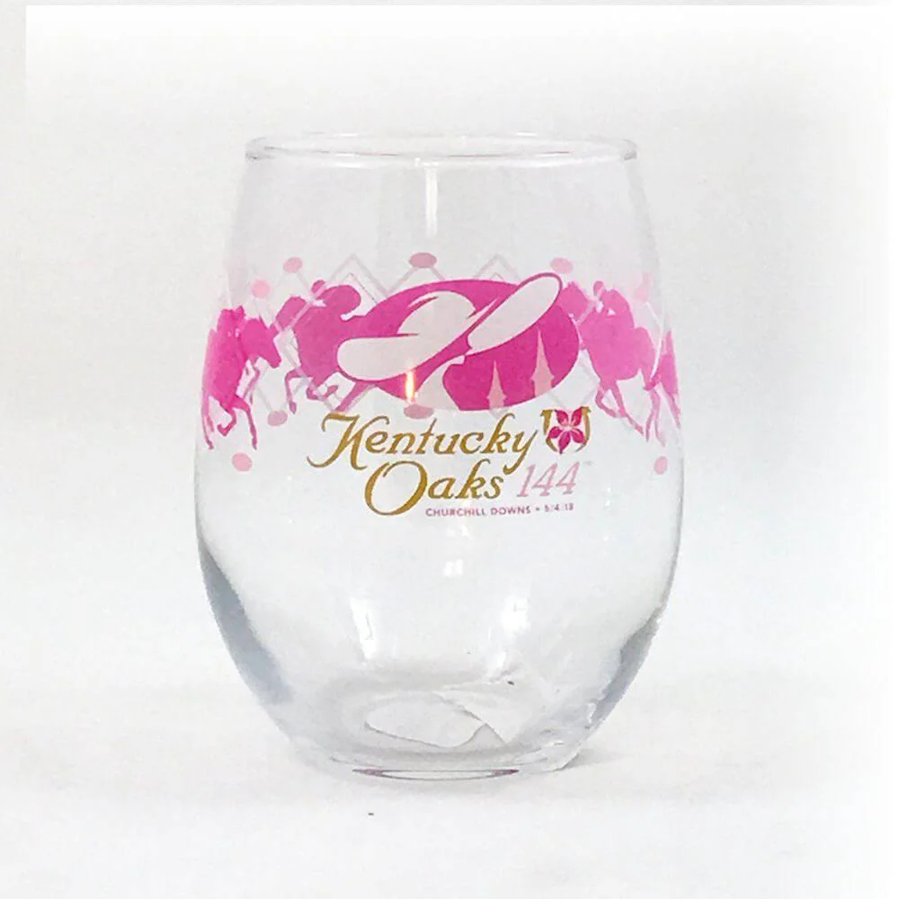 2018 Official 144th Kentucky Oaks Glass