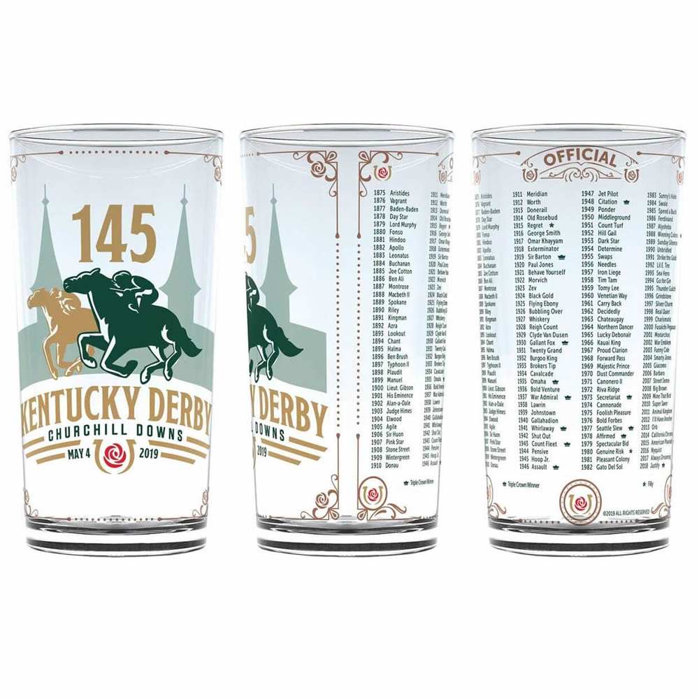 2019 Official 145th Kentucky Derby Mint Julep Glass - Image 2