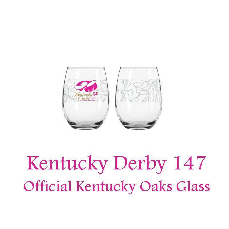 2021 Official 147th Kentucky Derby Oaks Glass