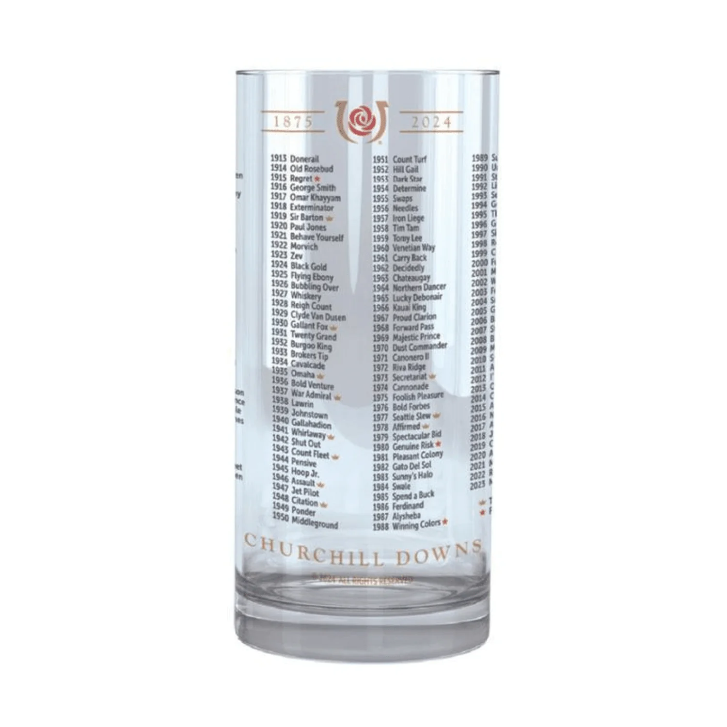 2024 Official 150th Kentucky Derby Mint Julep Glass - Image 3