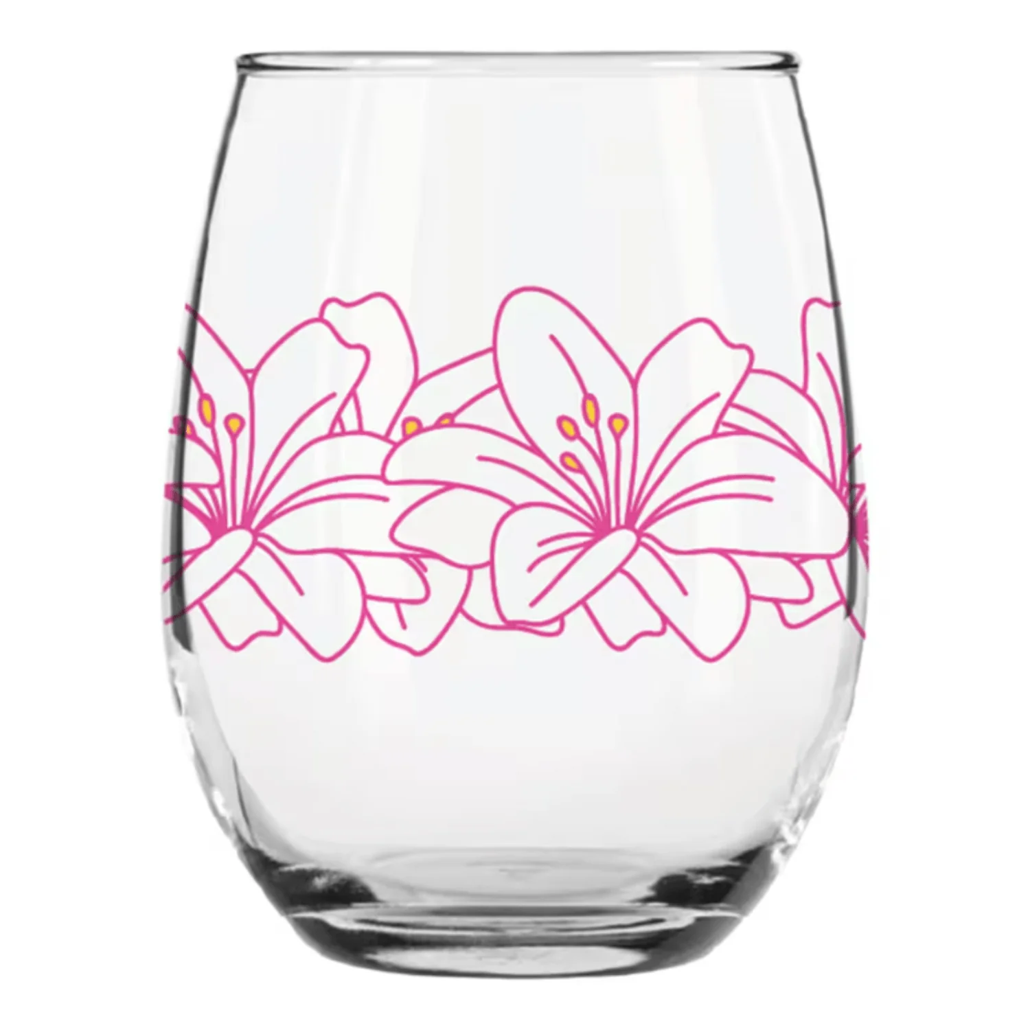 2024 Official 150th Kentucky Derby Oaks Stemless Wine Glass - Image 3