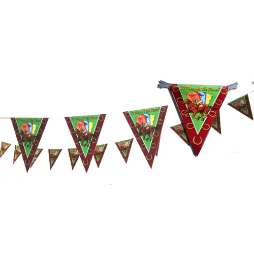 A Day at the Races Kentucky Derby Pennant Banner