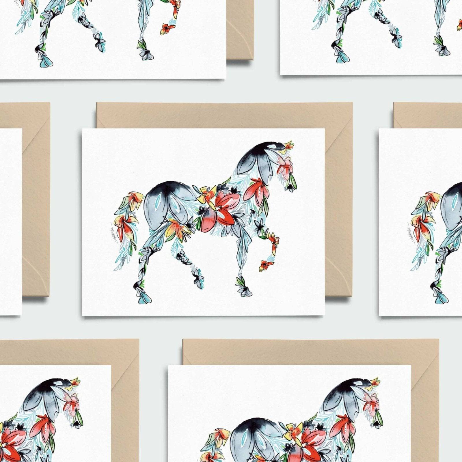 Amanda Klein Co. Horse Note Card Set - Image 2