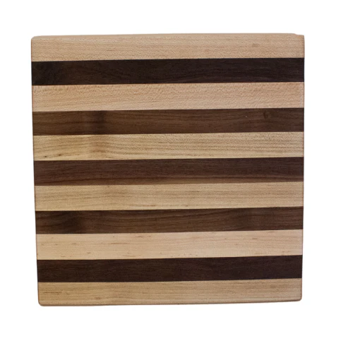 Appalachian Mountain Crafts Handcrafted Striped Wood Cutting Board