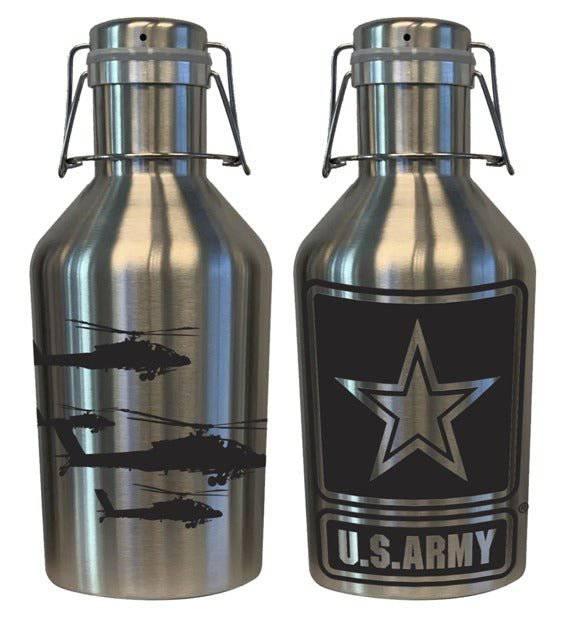 Army 64 oz. Stainless Steel Growler