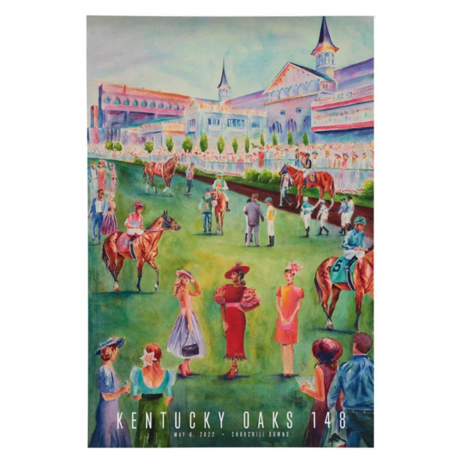 Art of Derby 148 Kentucky Oaks Official Poster