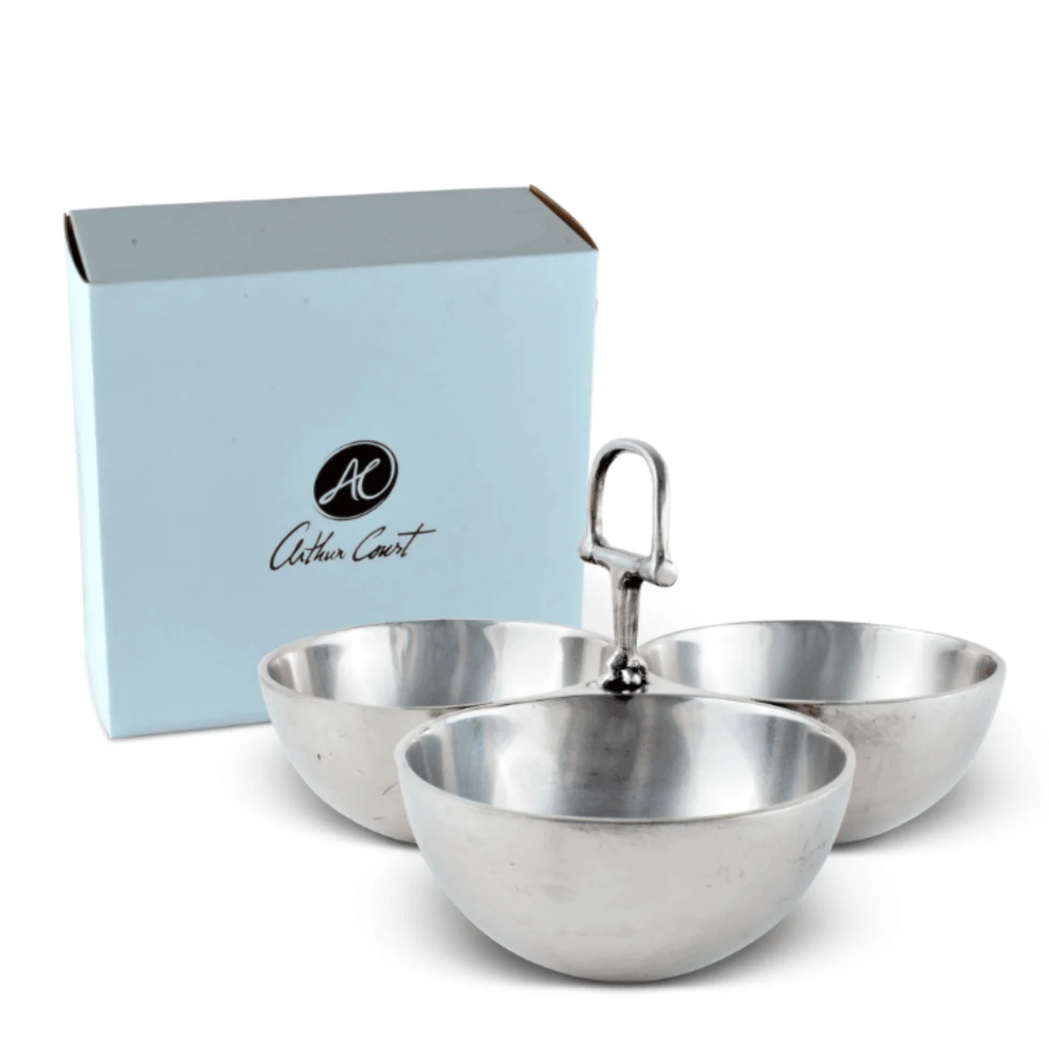 Arthur Court Equestrian Bit 3 Nut Bowl - Image 3