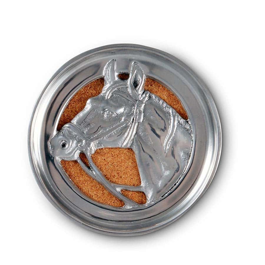 Arthur Court Equestrian Drink Coaster Set of 4 - Image 2