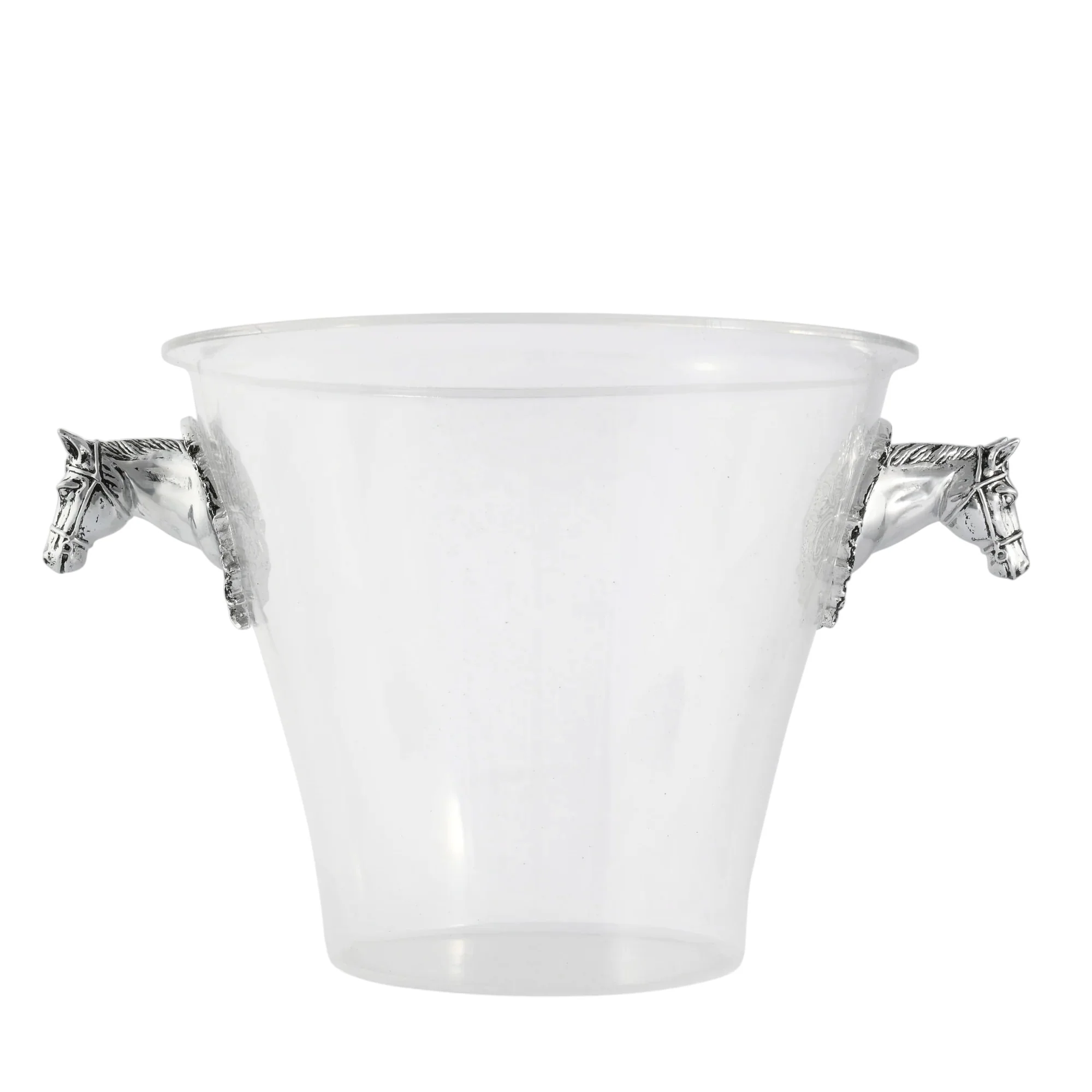 Arthur Court Equestrian Horse Head Handle Acrylic Ice Bucket - Image 3