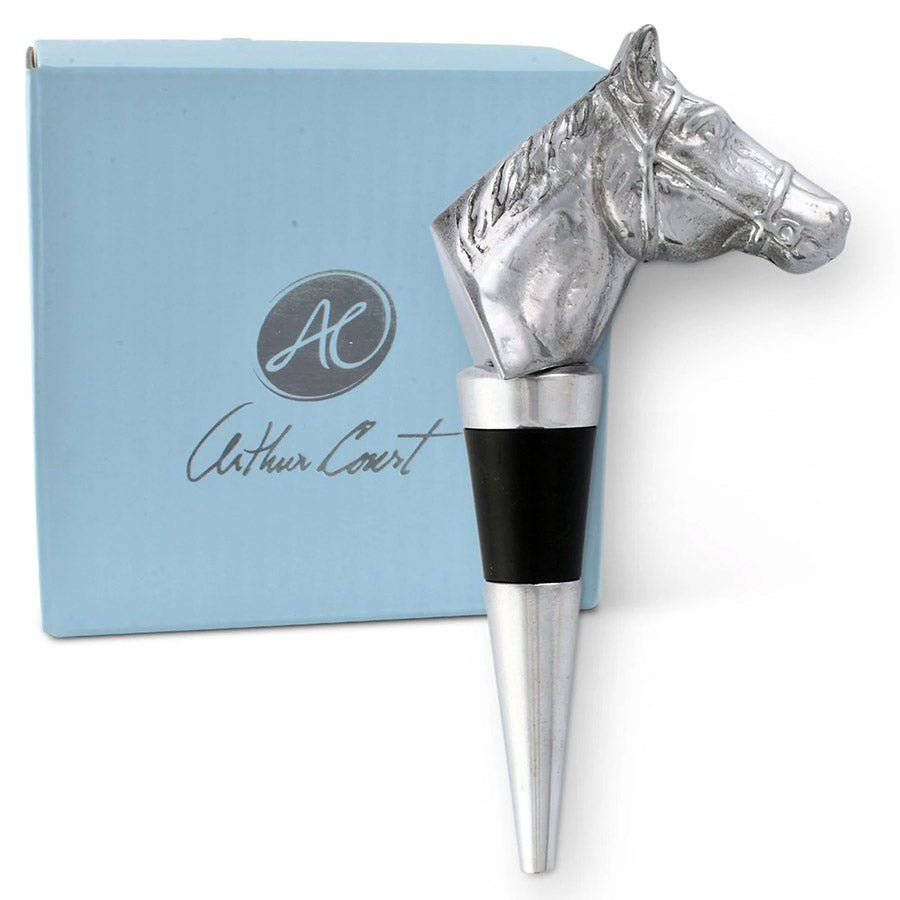 Arthur Court Horsehead Bottle Stopper - Image 5