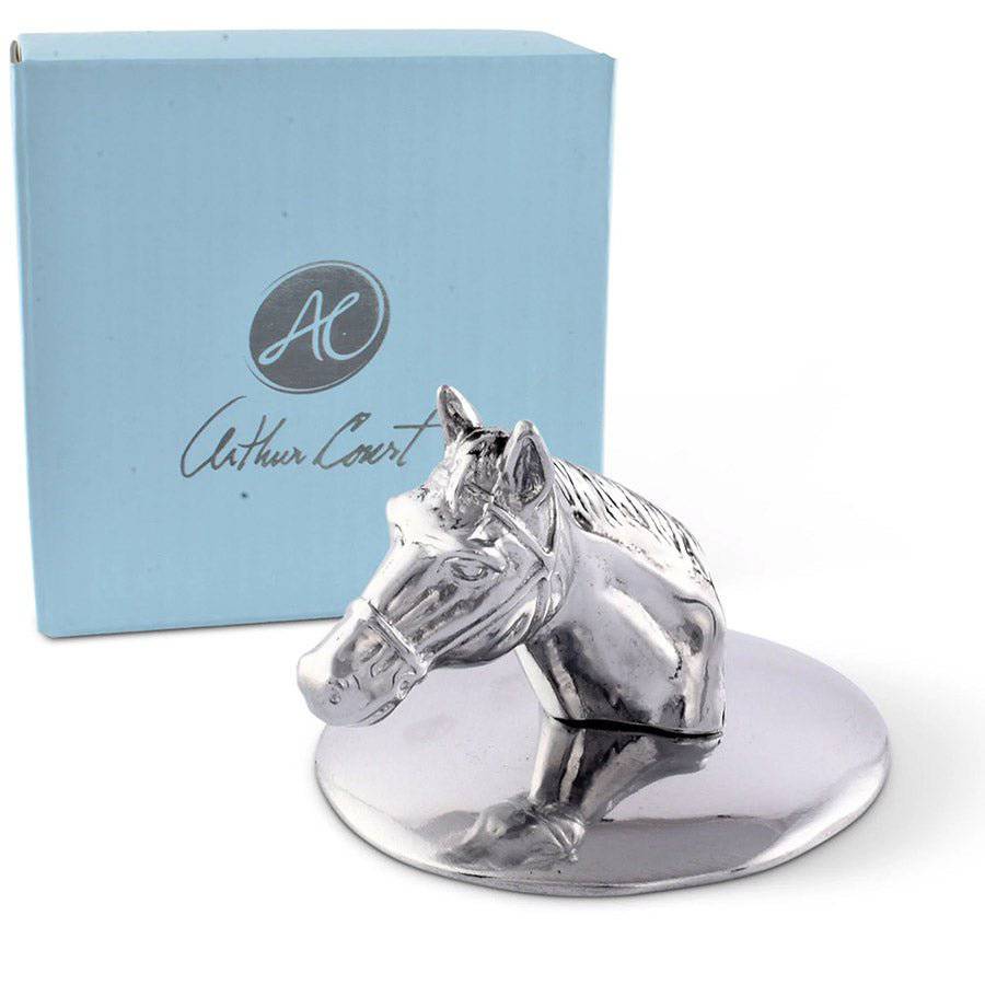 Arthur Court Horsehead Napkin Weight - Image 3