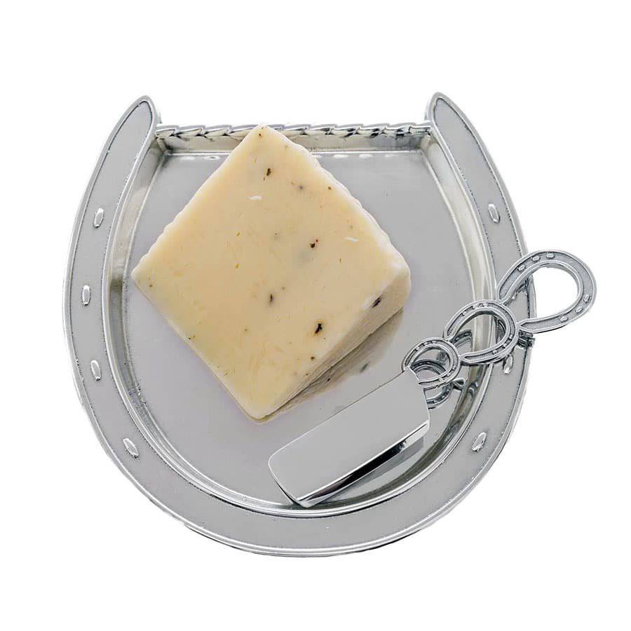 Arthur Court Horseshoe Plate with Server