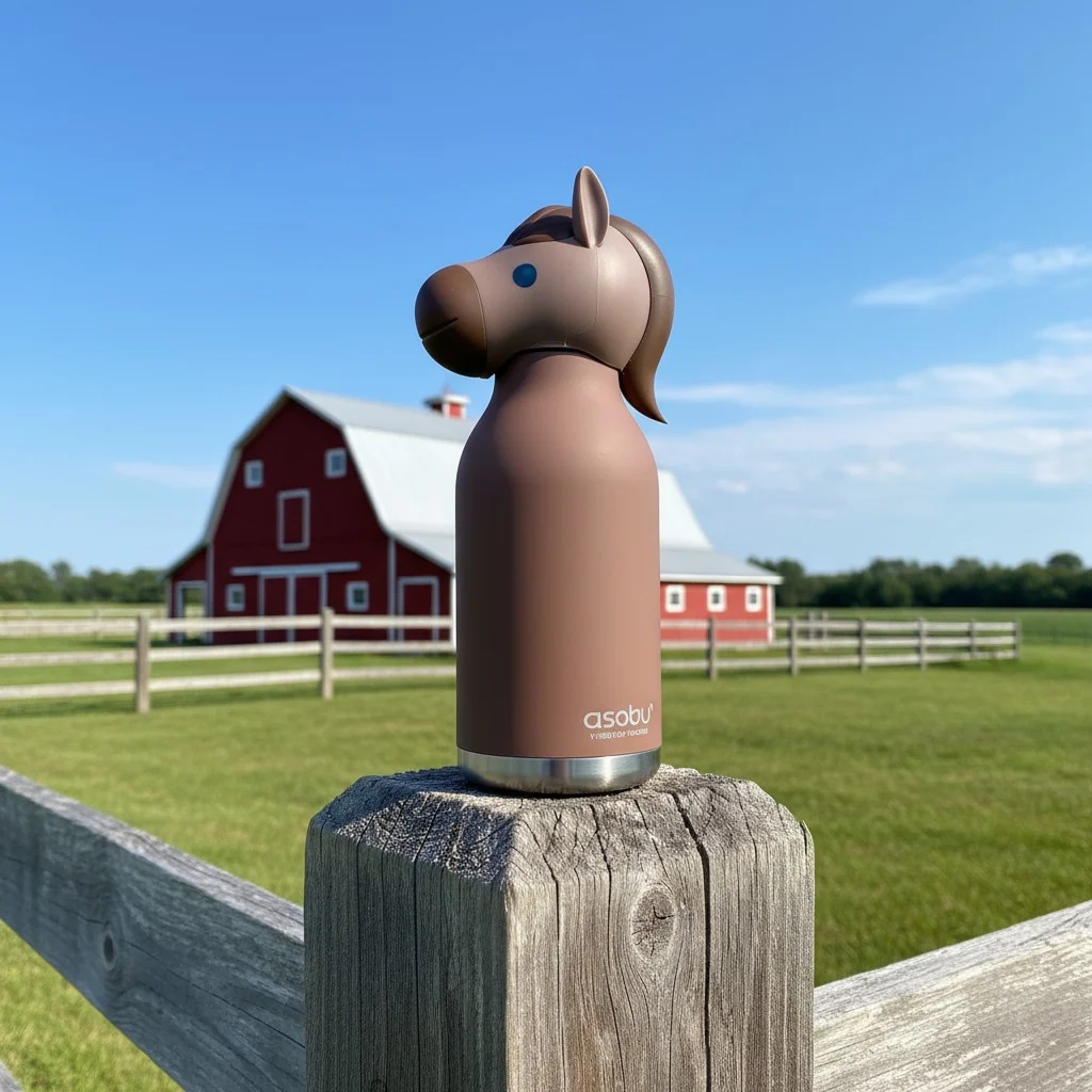 ASOBU Horse Bestie Bottle – Insulated Water Bottle - Image 2