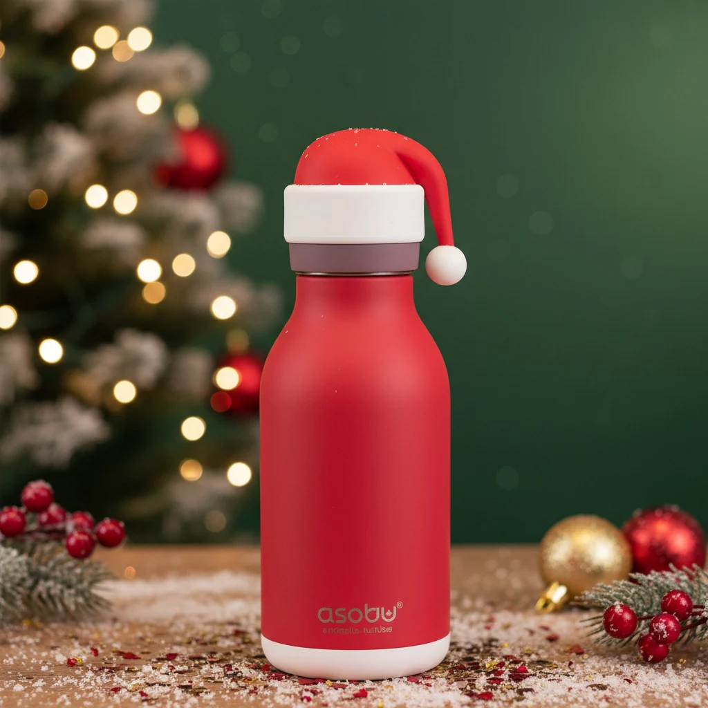 ASOBU Santa Bestie Bottle – Insulated Water Bottle - Image 2