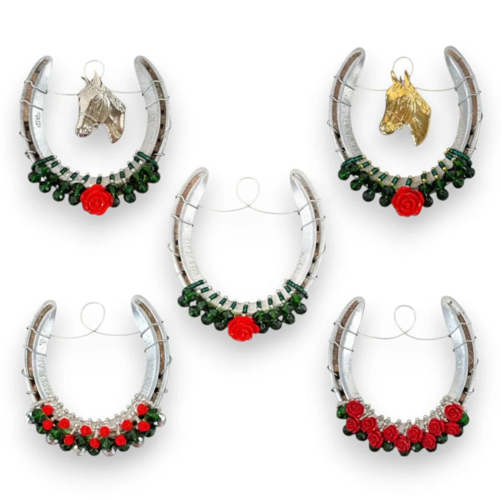 Authentic Bejeweled Horseshoe from Churchill Downs | Track-Worn Good Luck Charm