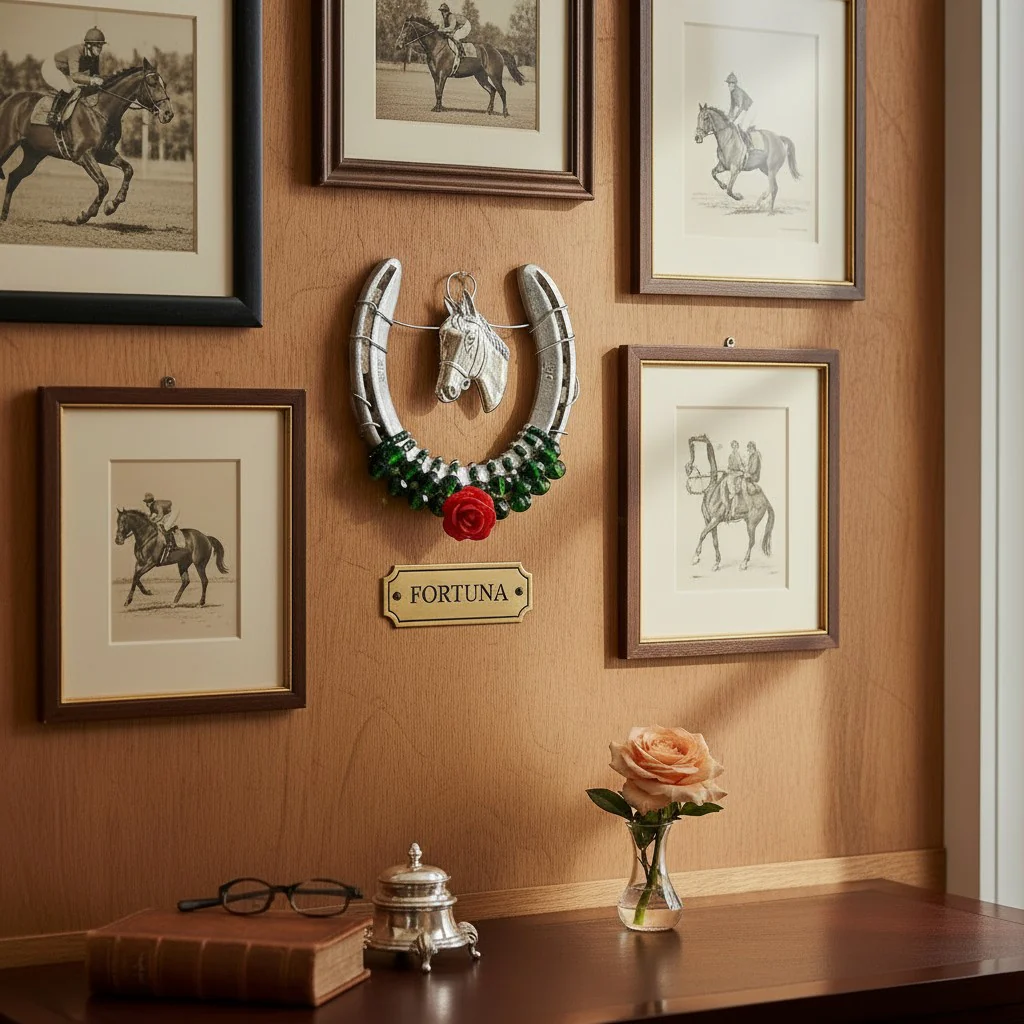 Authentic Bejeweled Horseshoe from Churchill Downs | Track-Worn Good Luck Charm - Image 2