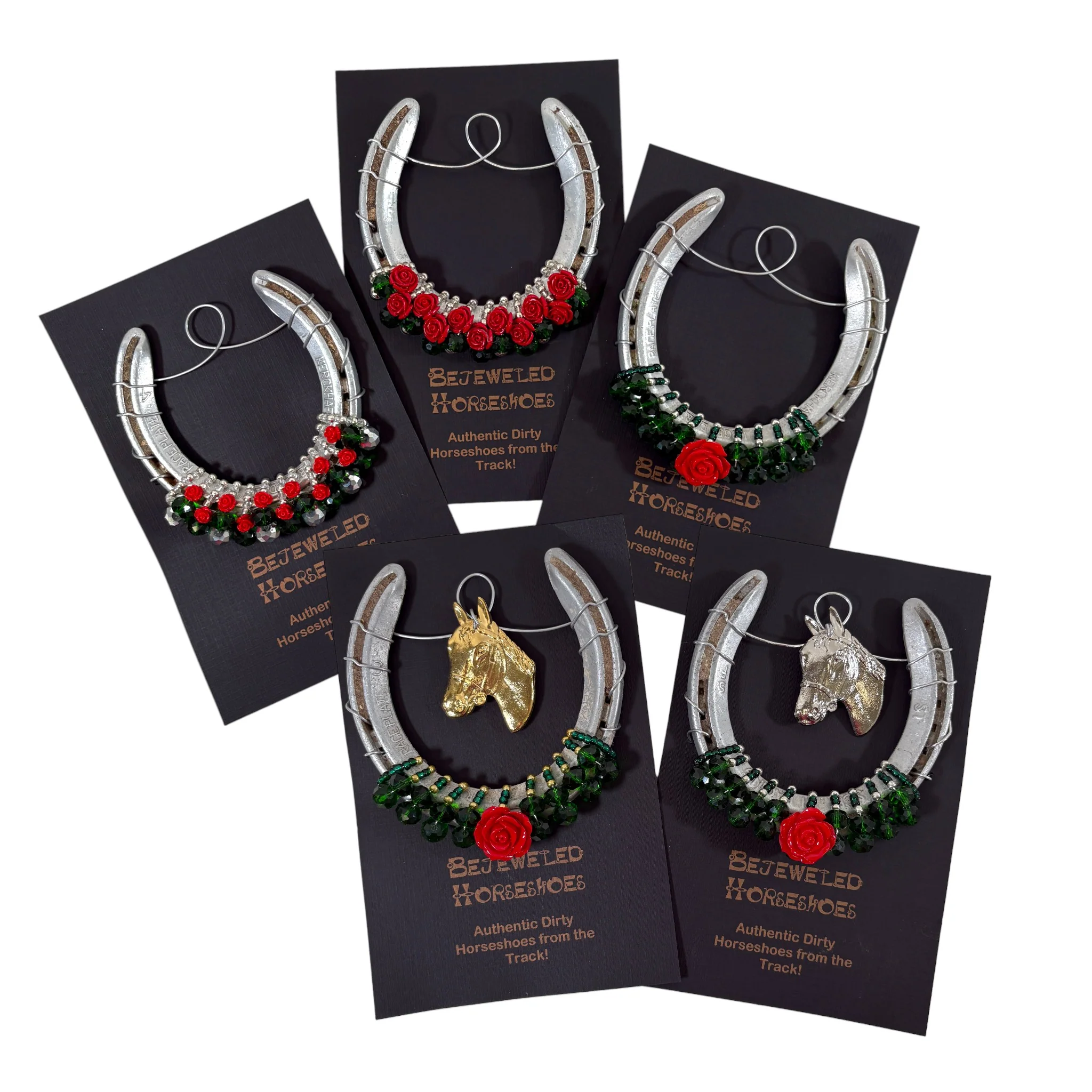 Authentic Bejeweled Horseshoe from Churchill Downs | Track-Worn Good Luck Charm - Image 3