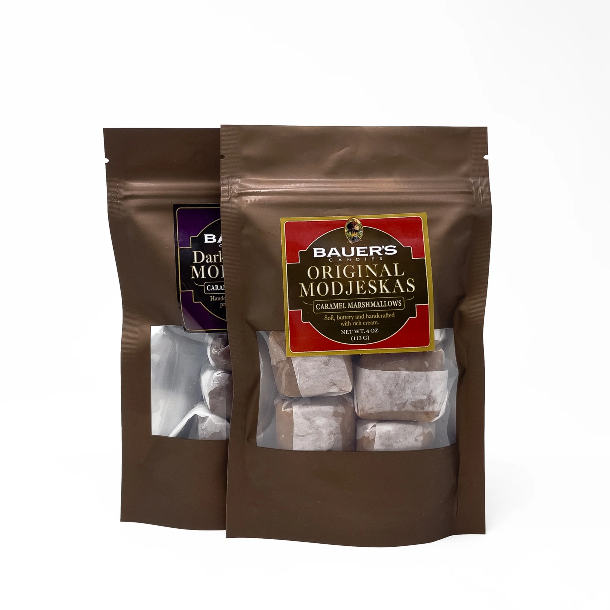Bauer’s Caramel & Chocolate Modjeskas – Assorted Flavors & Sizes - Image 4