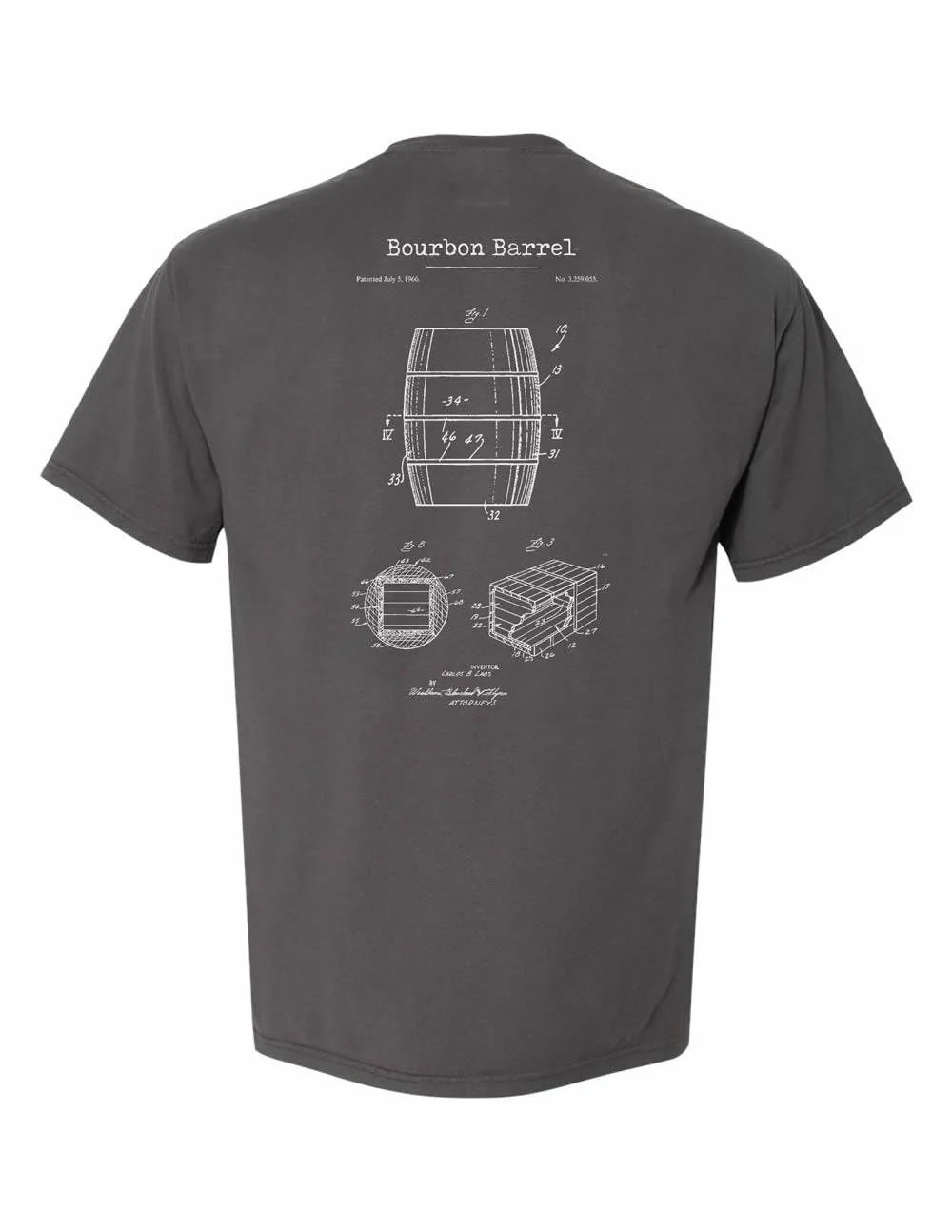 Bourbon Barrel Patent T-Shirt | Official Kentucky Bourbon Trail® Tee - Image 4