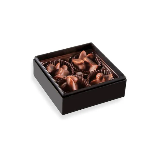 Bourbon Smoked Salt & Pepper Peanut Clusters – 4 Piece Box