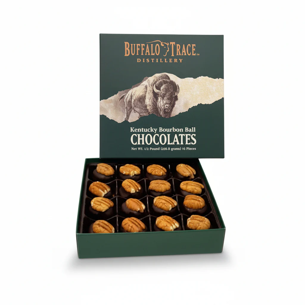 Buffalo Trace Kentucky Bourbon Balls | Premium Dark Chocolate & Pecan Confections - Image 4
