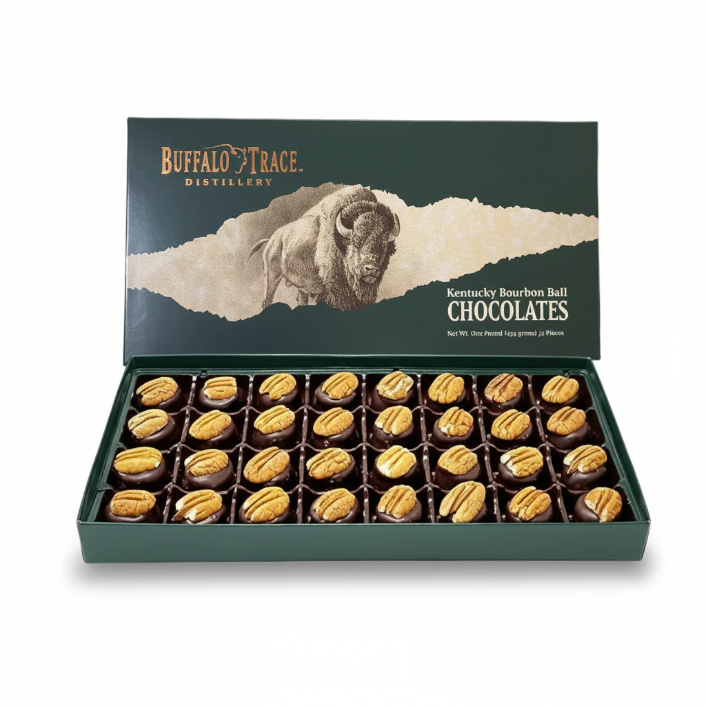 Buffalo Trace Kentucky Bourbon Balls | Premium Dark Chocolate & Pecan Confections - Image 5