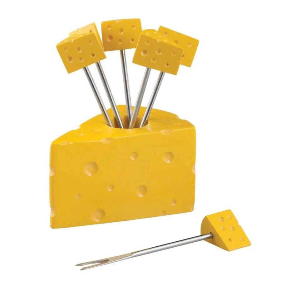 Cheese Wedge Party Fork Set