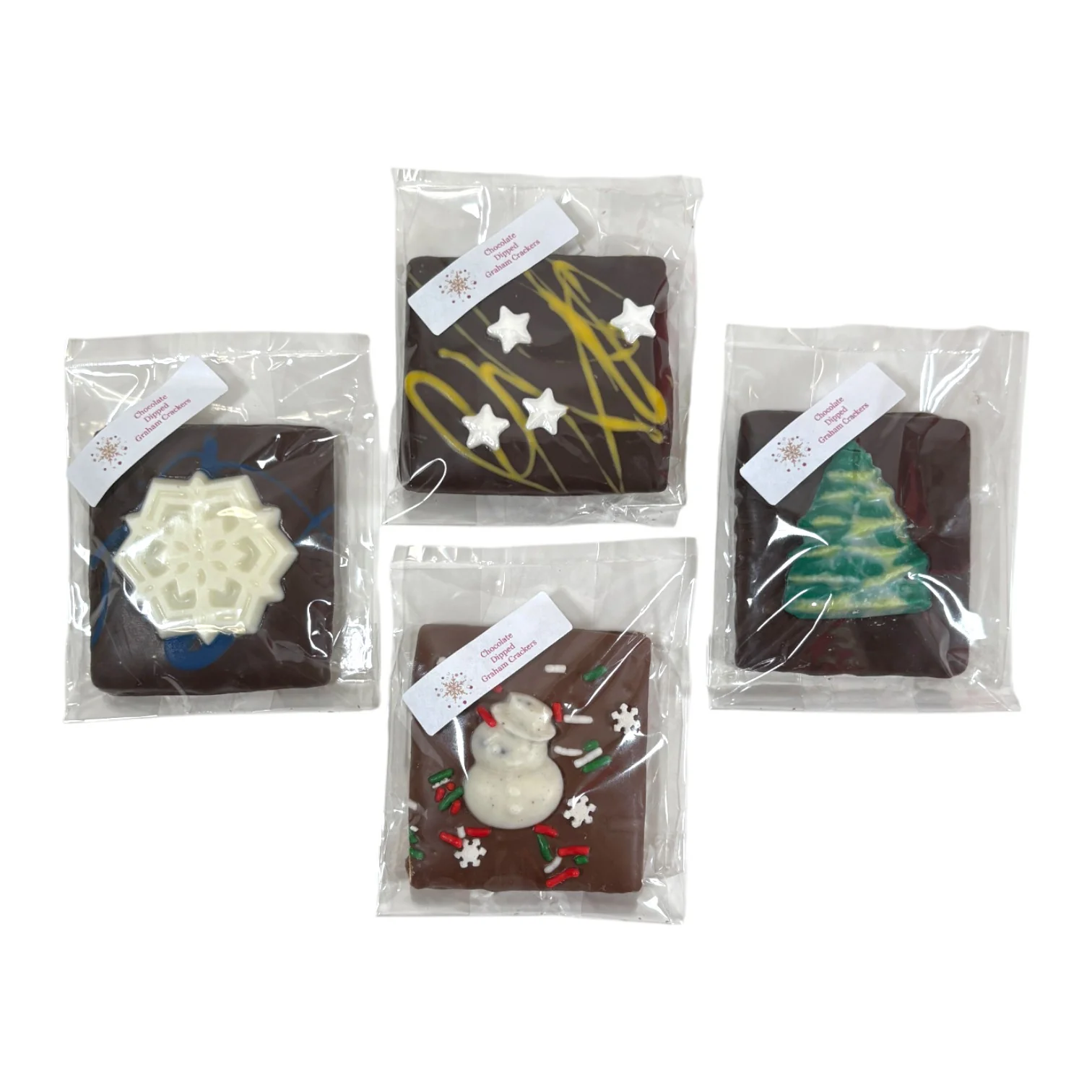 Chocolate Covered Christmas Graham Crackers