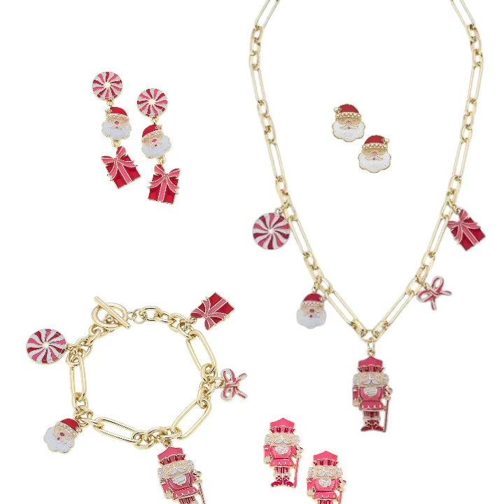 Christmas Cheer Enamel Jewelry Collection