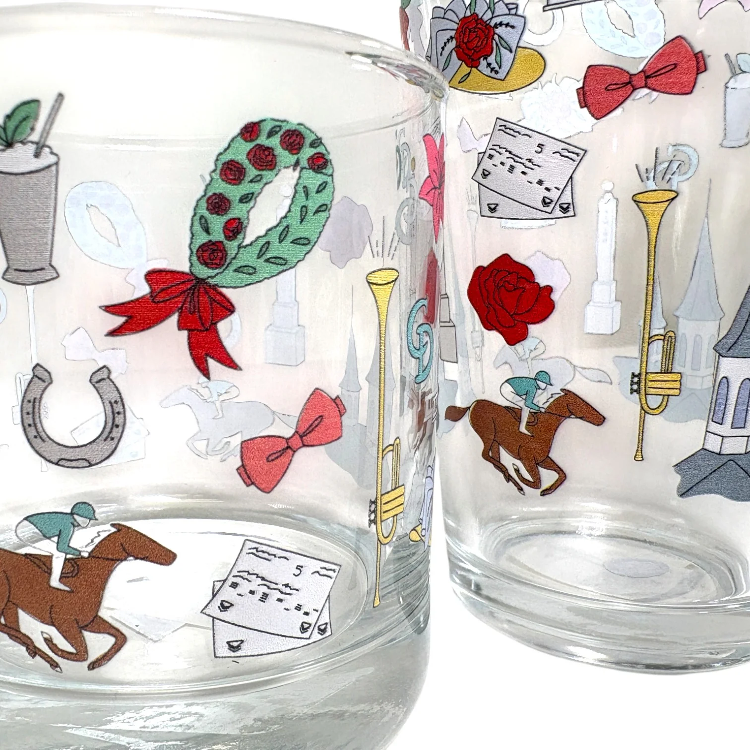 Churchill Downs Whimsey Glasses - Image 3