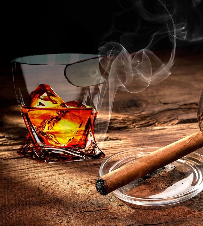 Cigar Whiskey Glass – Twist & Rounded Styles - Image 2