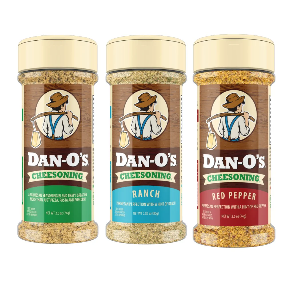 Dan-O's Cheesonings | Savory Cheese Seasoning Blends | Original, Ranch & Red Pepper