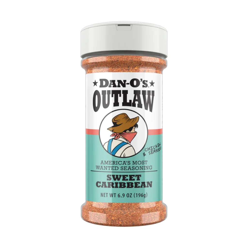 Dan-O's Outlaw Sweet Caribbean Seasoning | Tropical Rub for Grilling & Cooking