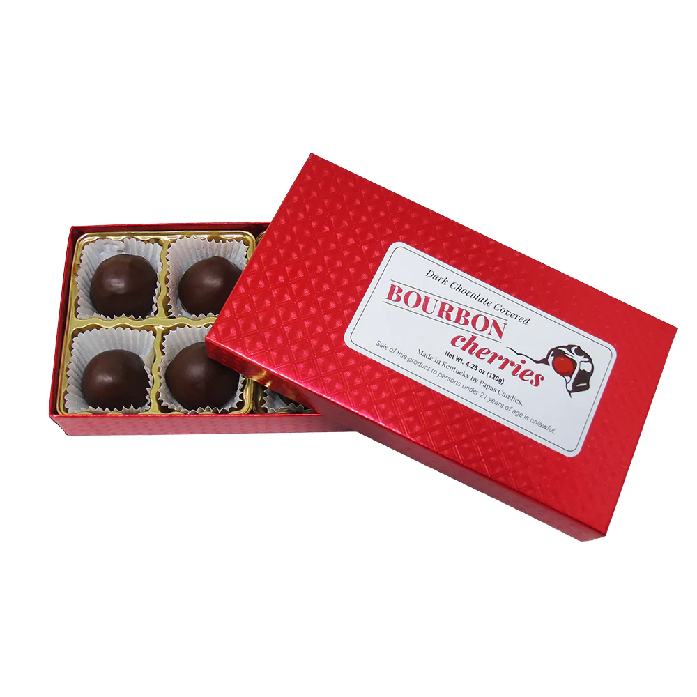 Dark Chocolate Covered Bourbon Cherries