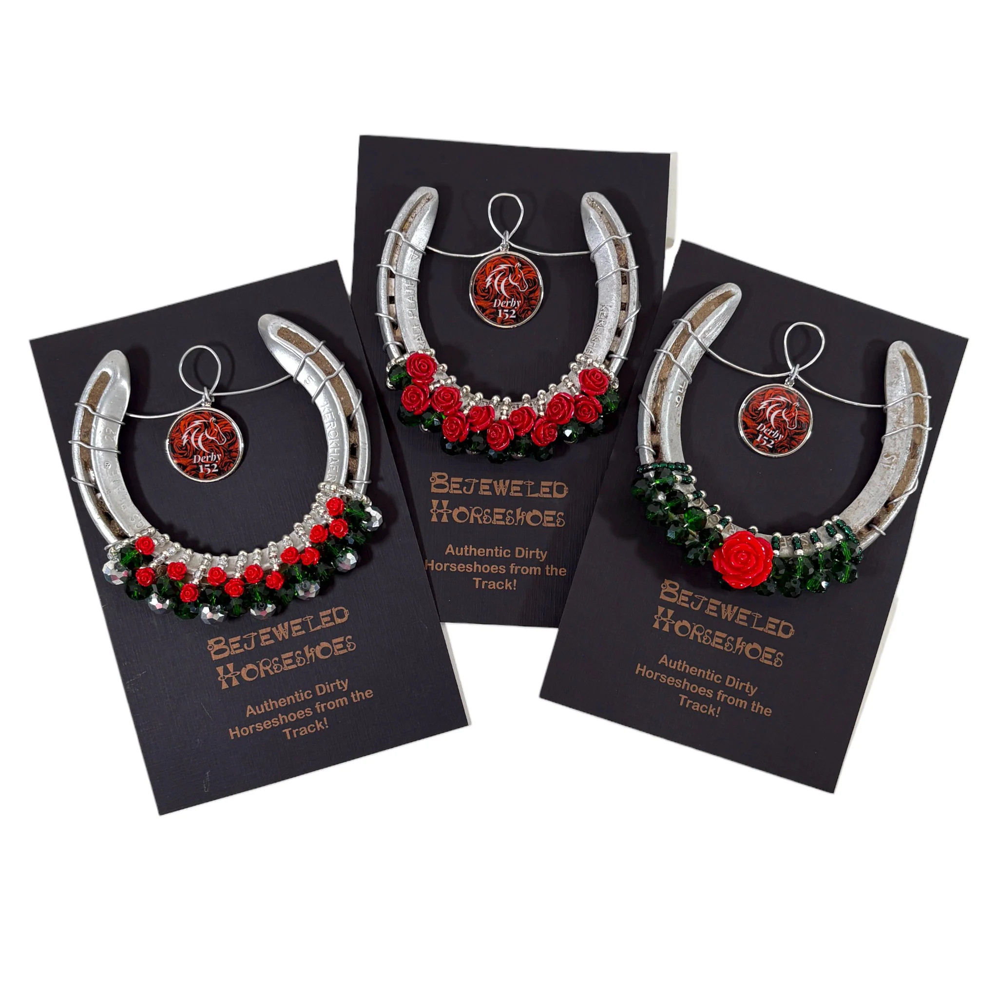 Derby 152 Bejeweled Horseshoe from Churchill Downs | Authentic Commemorative Luck - Image 4