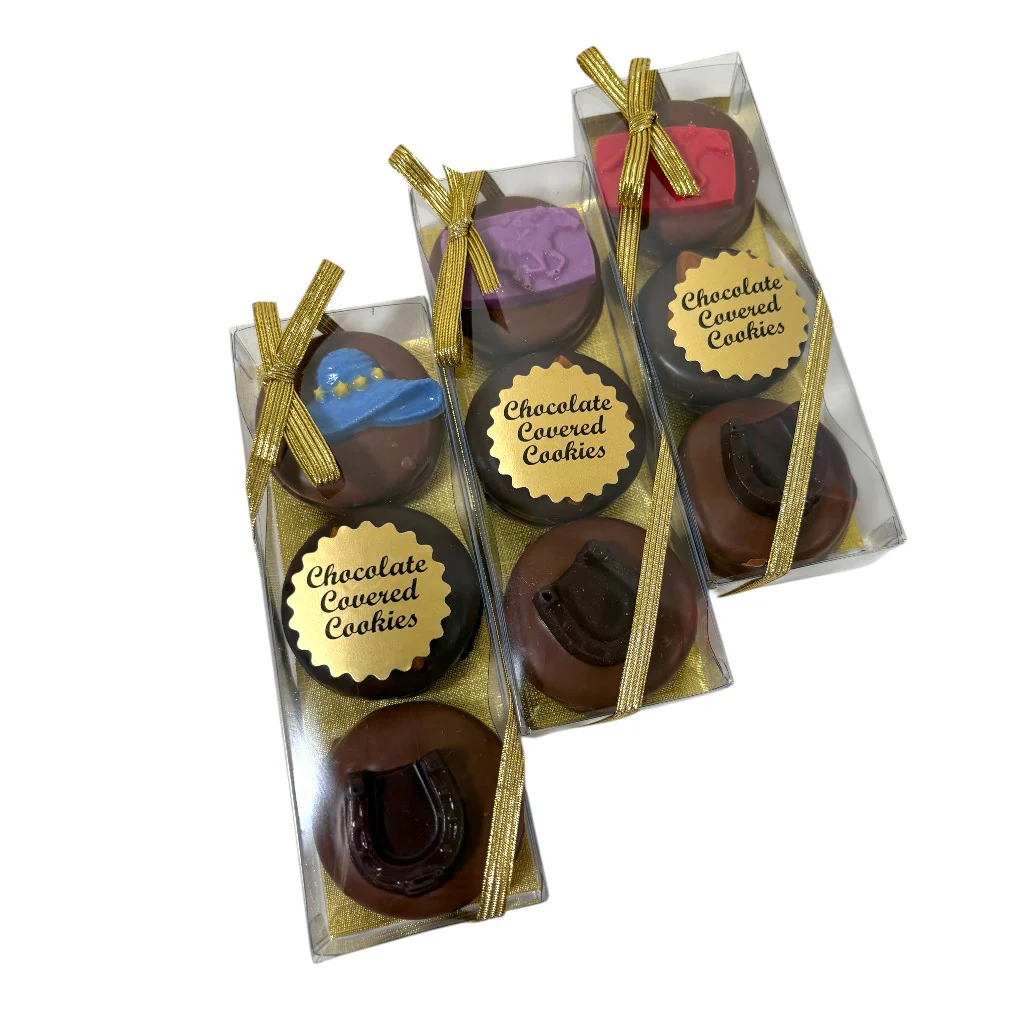 Derby Inspired Chocolate Covered Cookie 3-Pack