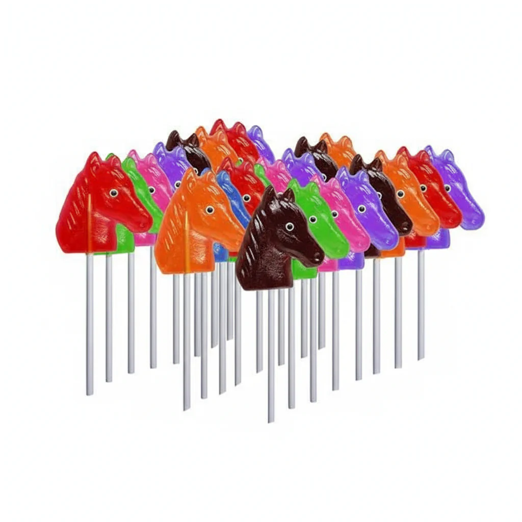 Derby Lollipops | Horse, Rose & Horseshoe Shaped Candy Favors - Image 3
