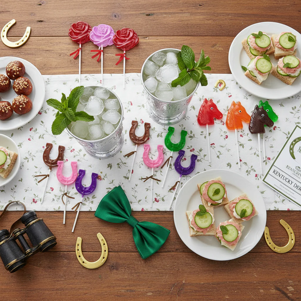 Derby Lollipops | Horse, Rose & Horseshoe Shaped Candy Favors - Image 6