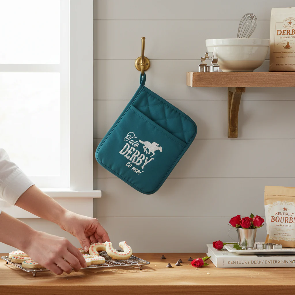 Derby Pot Holder Collection | 2 Designs | "Talk Derby to Me" & "Derby Y'all" - Image 2