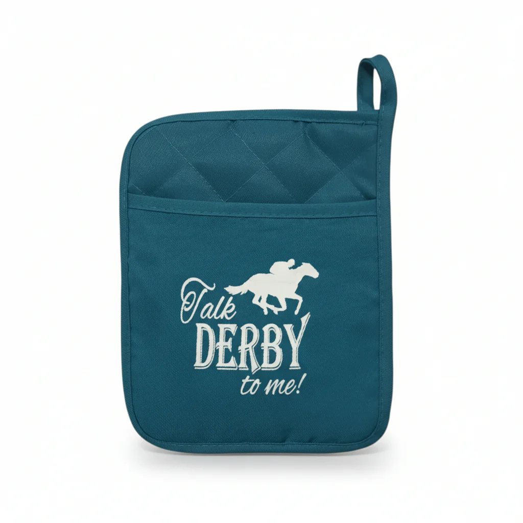 Derby Pot Holder Collection | 2 Designs | "Talk Derby to Me" & "Derby Y'all" - Image 3