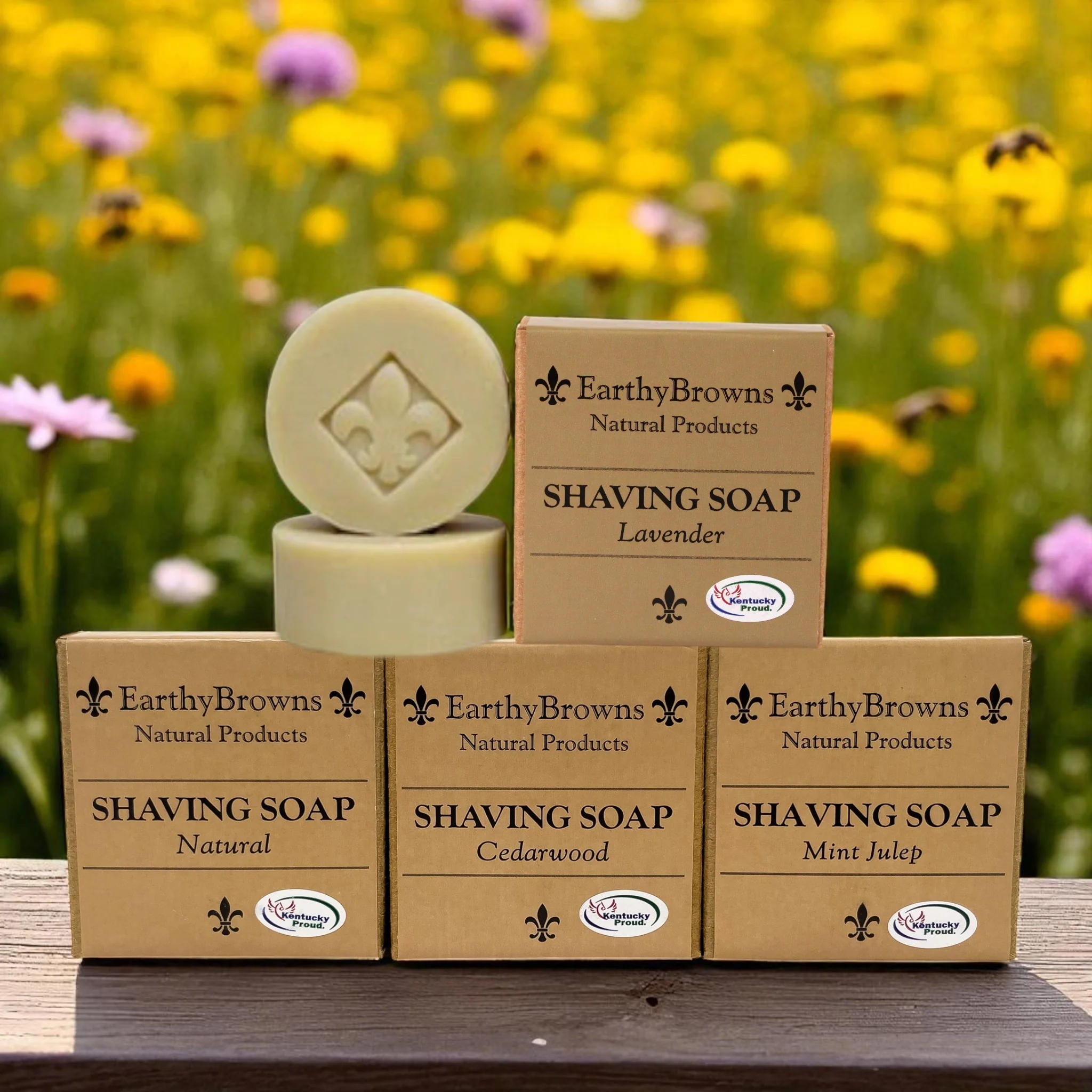 EarthyBrowns Kentucky-Made Shaving Bar Soap – Natural Artisan Grooming