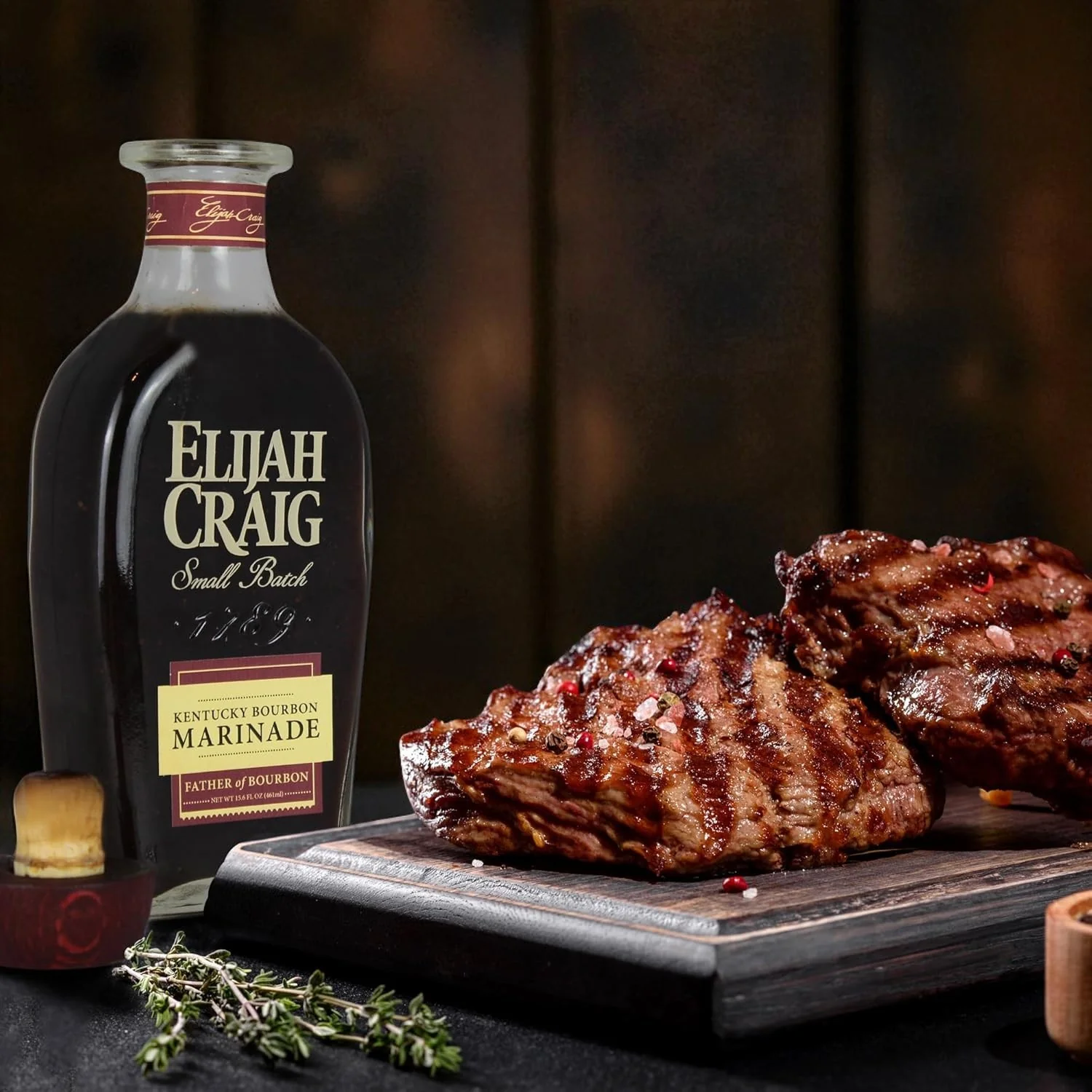 Elijah Craig Kentucky Bourbon Marinade – Smoky-Sweet Bourbon Cooking Sauce - Image 2
