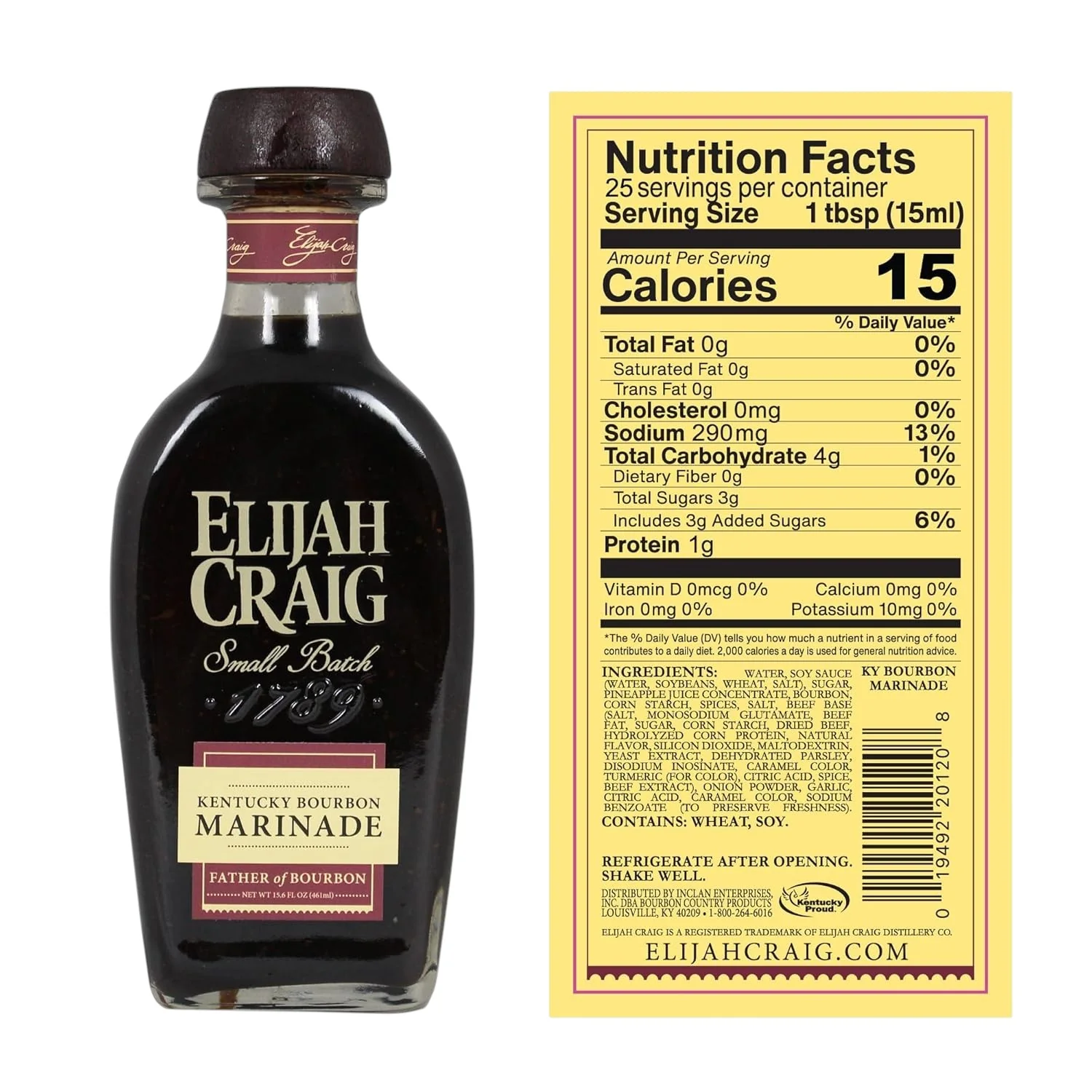 Elijah Craig Kentucky Bourbon Marinade – Smoky-Sweet Bourbon Cooking Sauce - Image 3